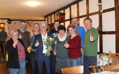 Der Ortsverband Lotte von Bündnis90/Die Grünen unterstützt Bürgermeisterkandidat Felix Wurm!