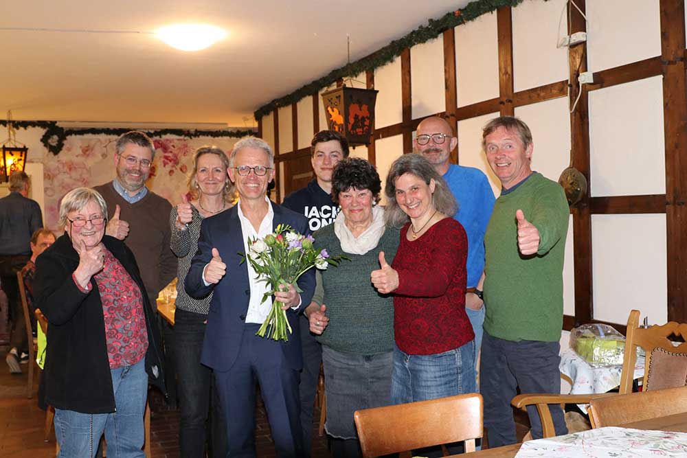 Der Ortsverband Lotte von Bündnis90/Die Grünen unterstützt Bürgermeisterkandidat Felix Wurm!